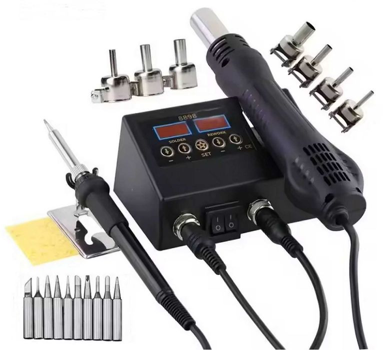 Statie de rework letcon + suflanta aer cald 2 in 1