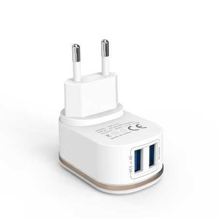 Зарядно устройство , 5V/3,1A, 220V, С Micro USB кабел