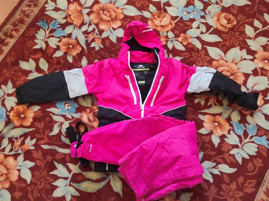 Costum ski fete trespass 9-10 ani+ghete zăpadă