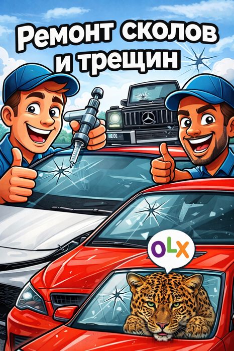 Ремонт сколов и трещин