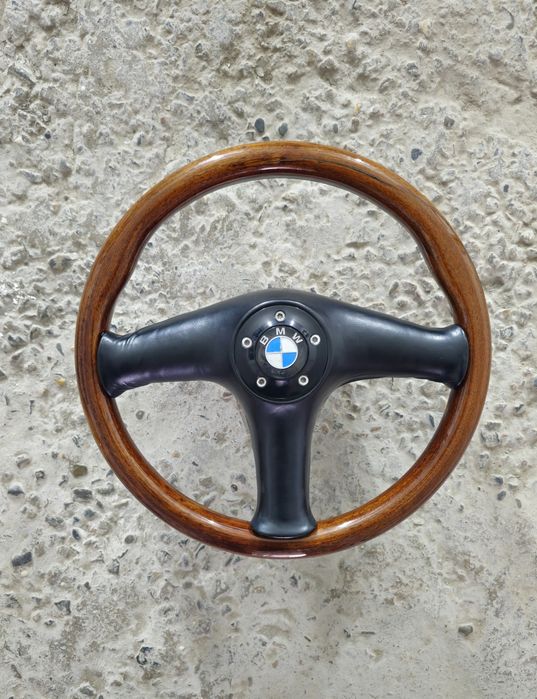 Руль дерево бмв е34