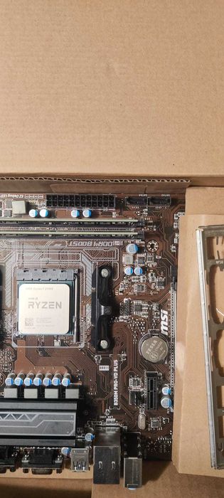Kit Ryzen 7 5700g + placa de baza Msi b350m
