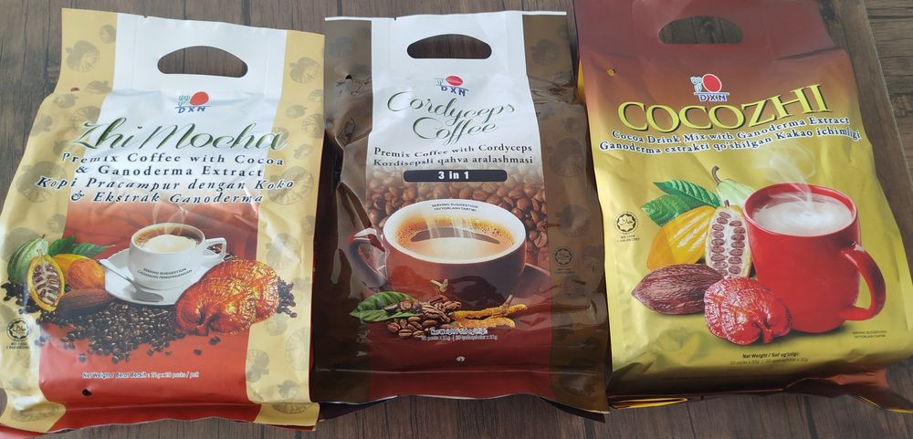 Original DXN kofe – energiya va sog‘lomlik uchun
5️⃣ Ganoderma kofesi