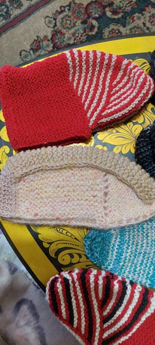 Вязаные тапочки ,следки, продаю