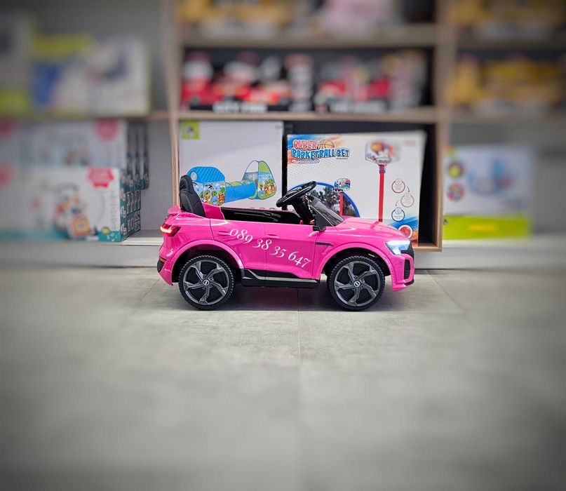 ТОП ЦЕНА!НОВО!Акумулаторен джип Audi SQ8 с 12V,EVA гуми,кожена седалка