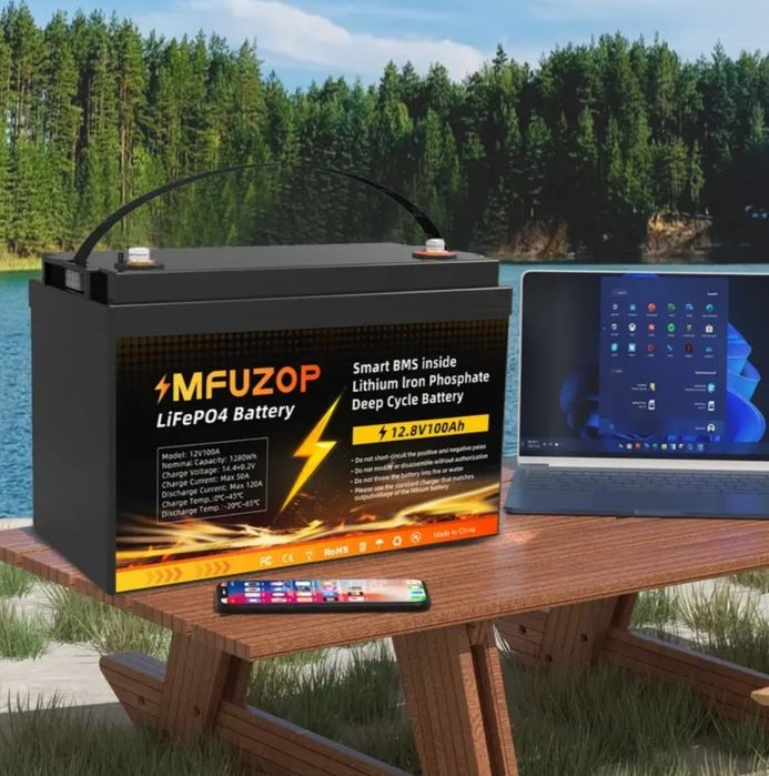 Baterie LiFePO4 .  100 Ah