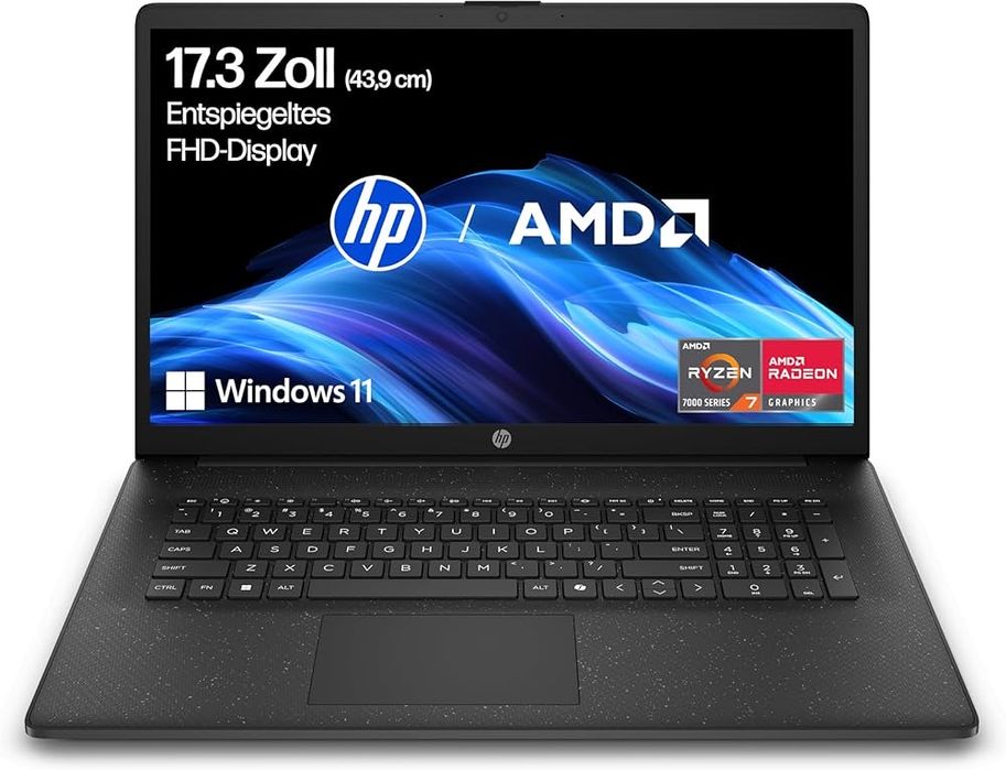 HP лаптоп Ryzen 7700U, 16GB RAM, 512GB SSD – Нов, неразопакован
