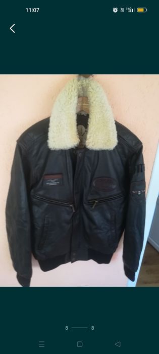 Geacă piele bărbați Alessandro Aviator M