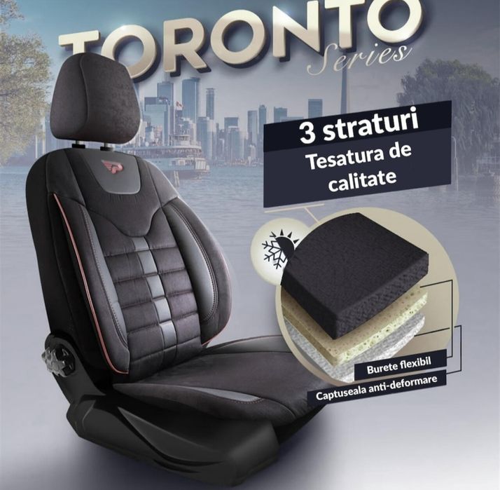 Huse auto tip alcantara