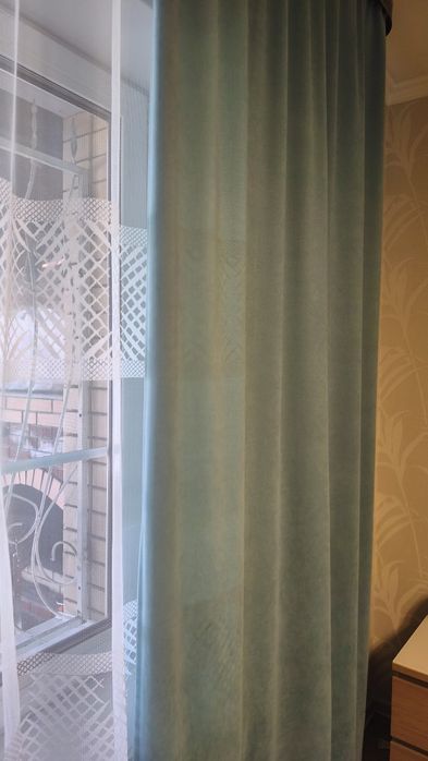 Комплект шторы с покрывалом