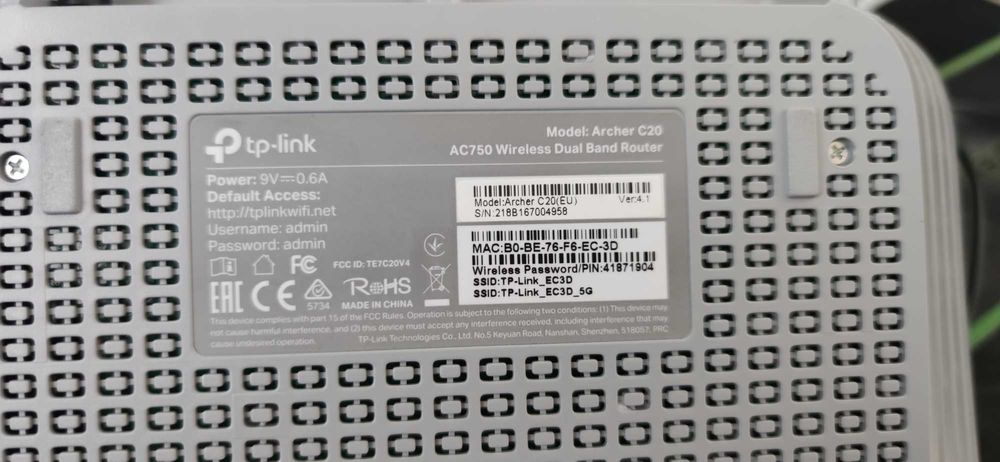Tp-link Archer C20