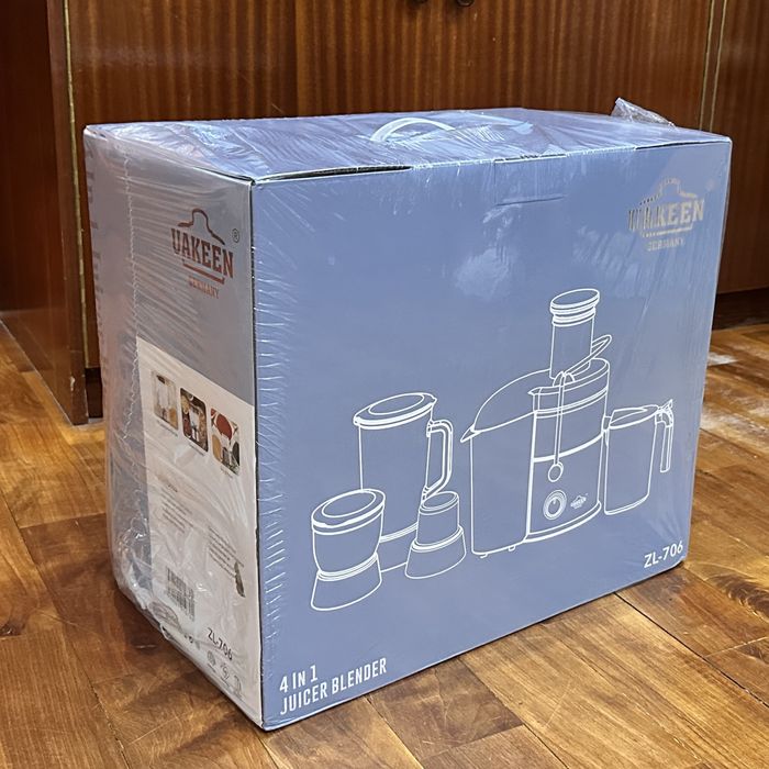 НОВАЯ Соковыжималка UAKEEN ZL-706 4 в 1 — В КОРОБКЕ