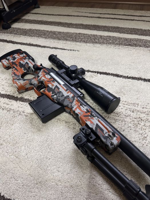 Орбибольная винтовка AWM с аккумулятором