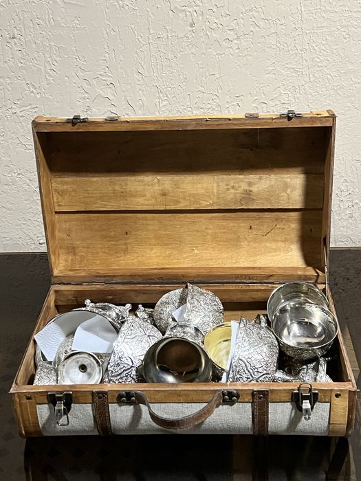 Набор чаш из мельхиора