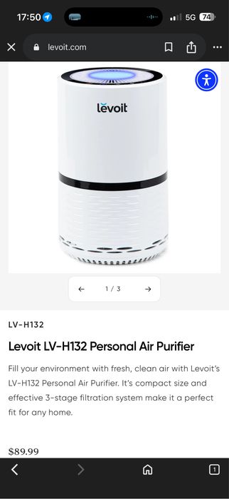 Fltru de aer Levoit