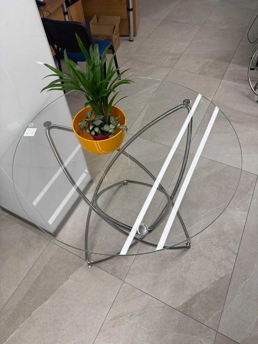 Стъклени кръгли маси