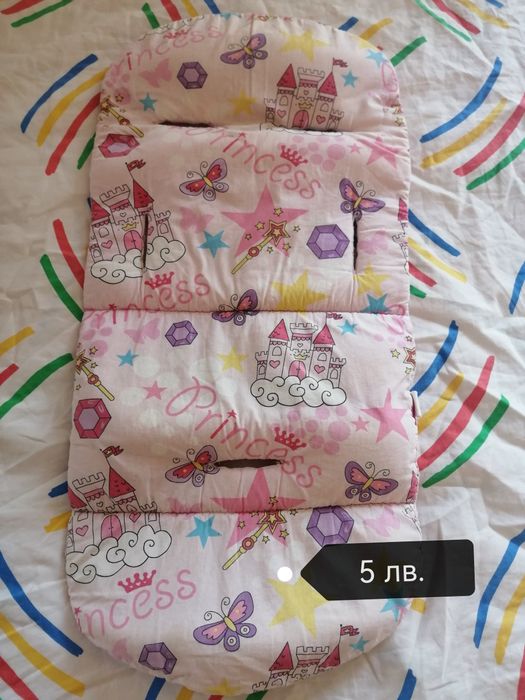 Детско одеало ново, пелена, комарник, подложка за количка, коланче