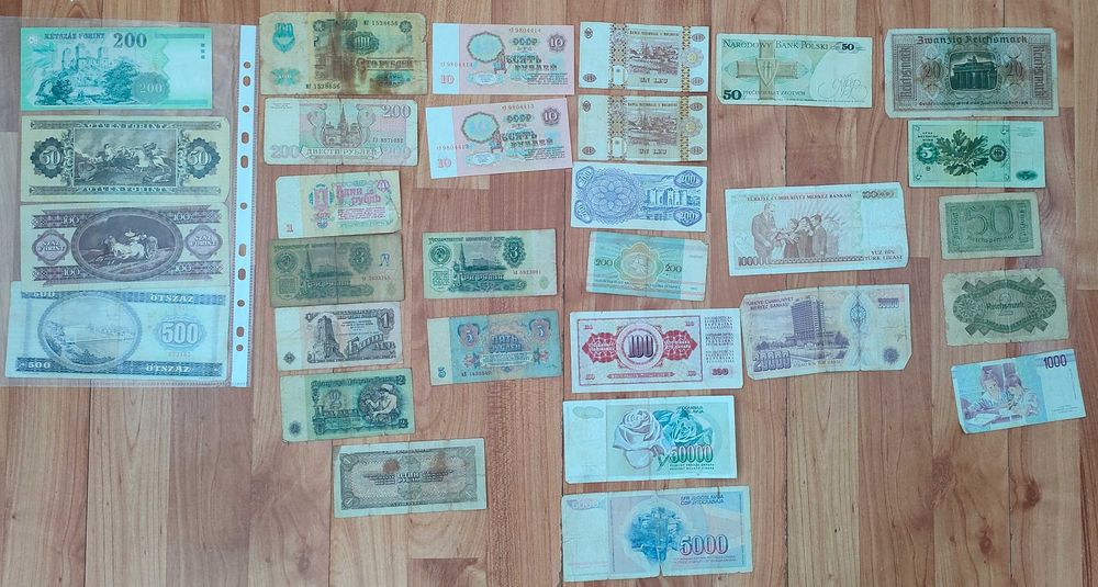 Lot bancnote străine