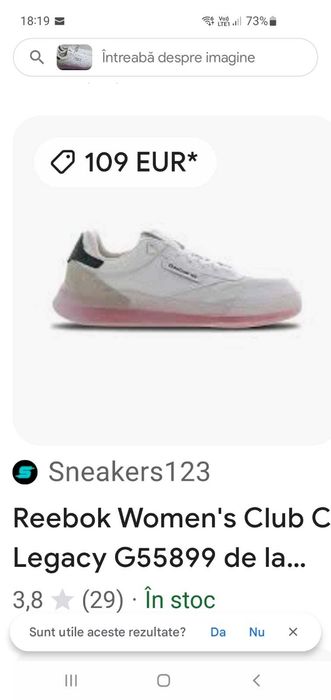 Reebok Club tenis masura 38 originali noi in cutie