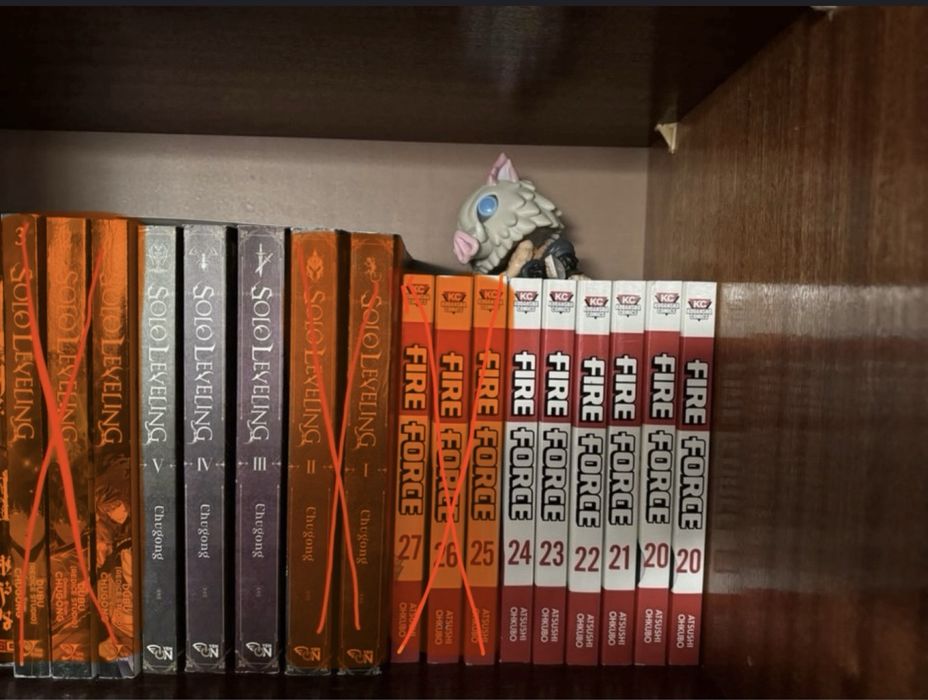 Solo leveling,Fire Force,The Promised Neverland,Beastars манга/книги