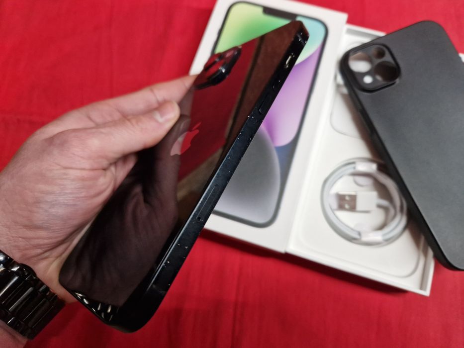 -Iphone 14 Plus, ca Nou, 128Gb, 6Ram, Natural Titanium, ireprosabil, b