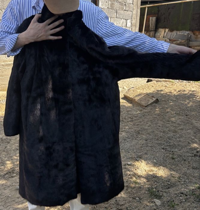 Шуба норка почти новый