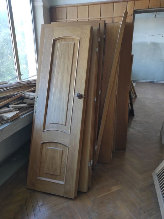 Lambriu fata stejar grosime 2 cm , uși de vânzare