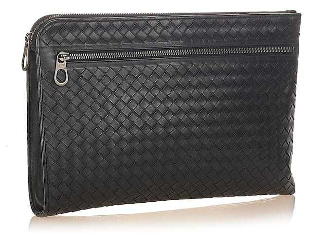 Оригинална кожена чанта - клъч,  Bottega Veneta