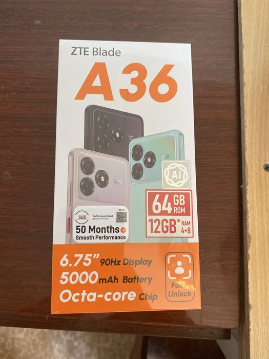 Продам смамртфон ZTE A 36