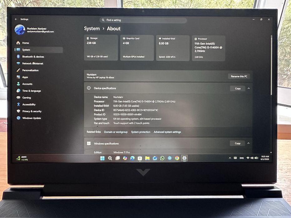HP Victus RTX 3050