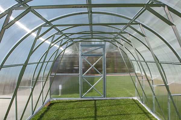 РУСКА Оранжерия с поликарбонат /180 кг снежно натоварване на 1м2/