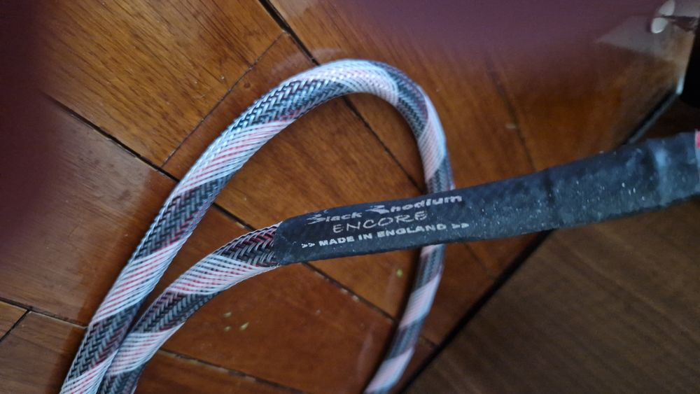 UK made аудио кабели: Black Rhodium Encore BiWire+Bi amping 2x3m