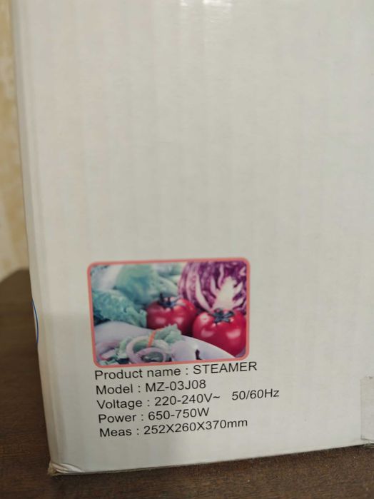 Уред за готвене на пара Midea MZ-03J08