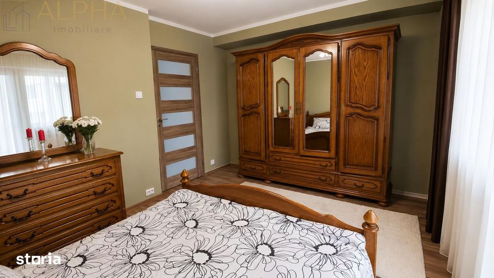 Apartament 3 camere, 90 mp, etaj 3, zona Parc Municipal –  Bistrita, B
