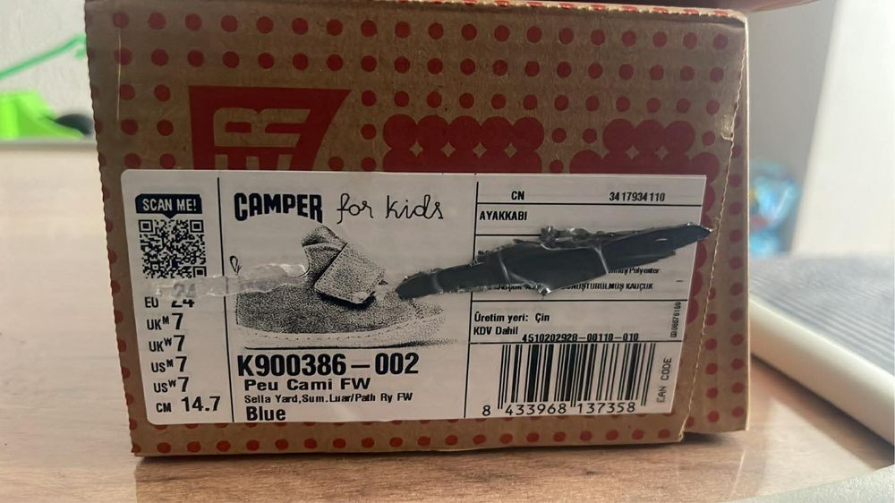 Camper детски обувки