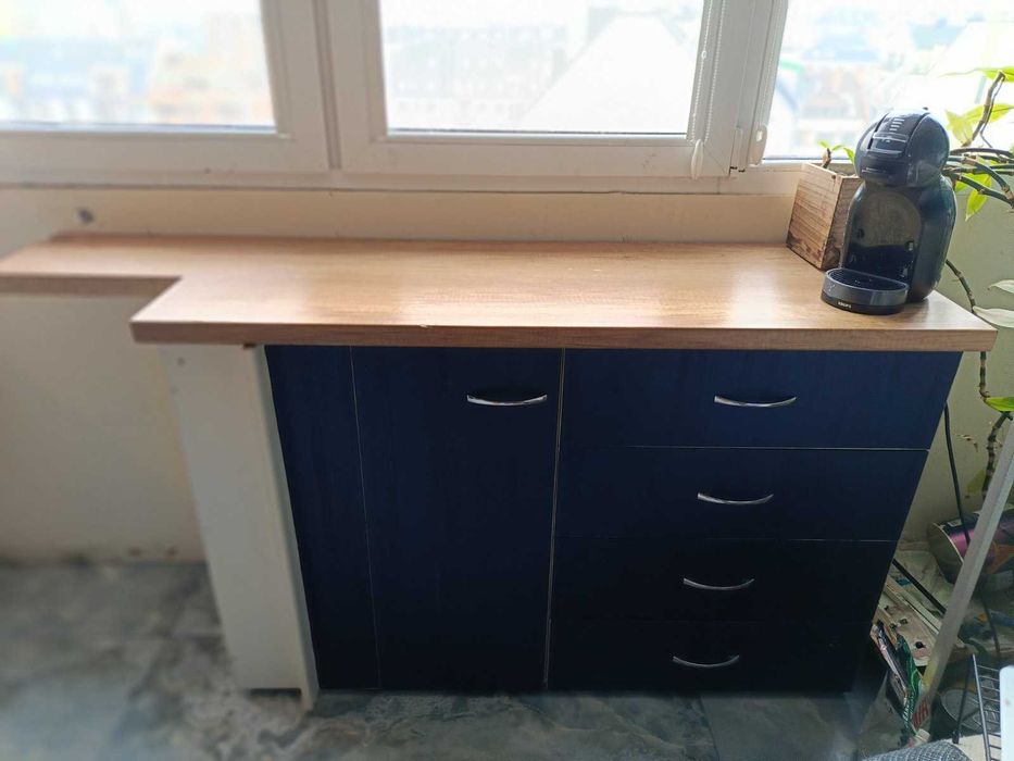 Кухненски шкафове с термо плот