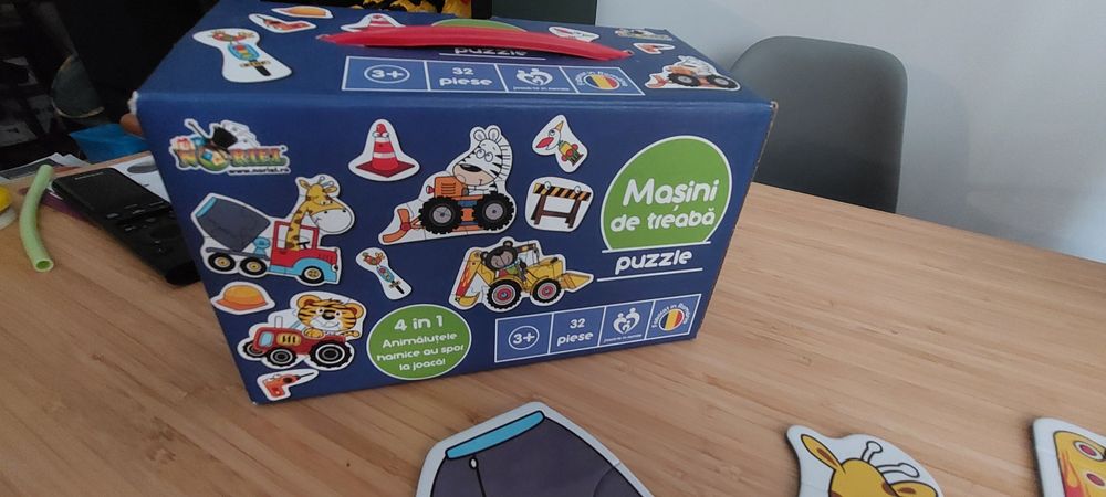 Puzzle Noriel masini interactive de la 3+