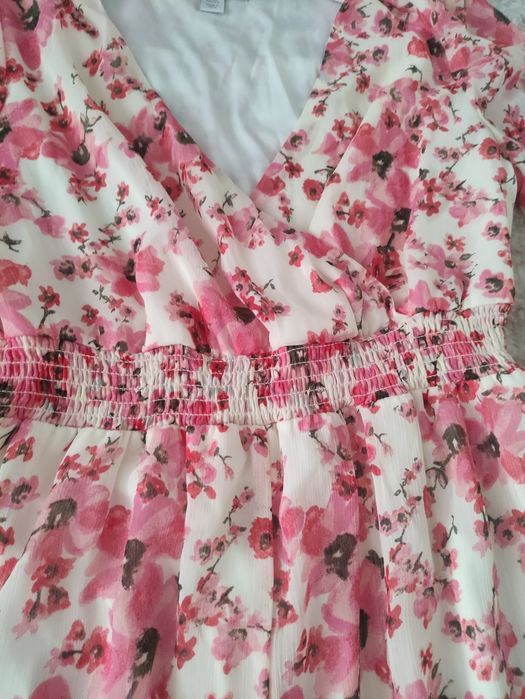 Rochie colorata asimetrică Amisu