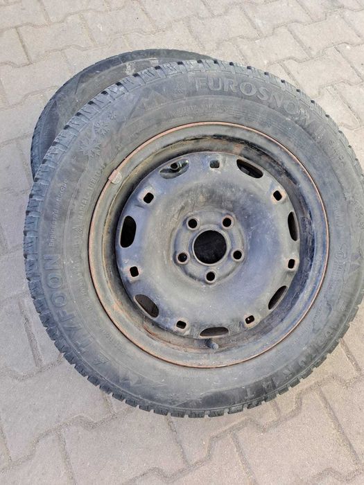 Set roți iarnă 185/70 R14 – jante tablă – Skoda Fabia