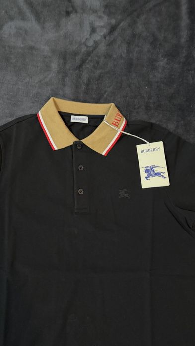Tricou cu guler Burberry ( dsquared , gucci )
