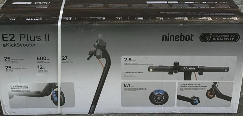 Електрическа тротинетка Segway Ninebot E 2 plus 2