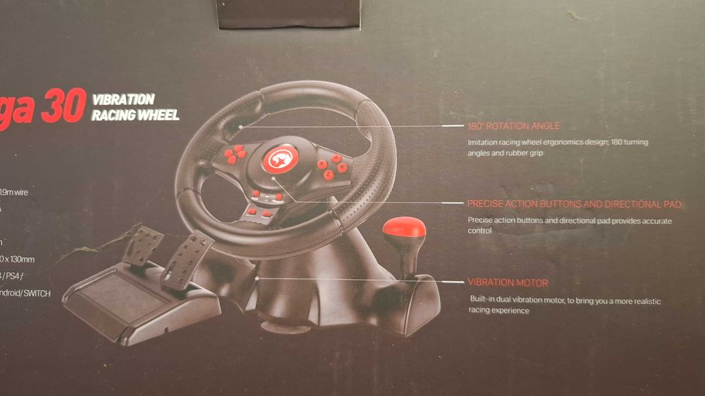 Продавам гейминг волан с педали Marvo Scorpion