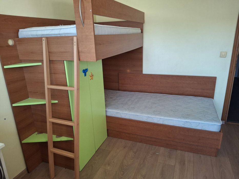 ДЕТСКО Двуетажно легло