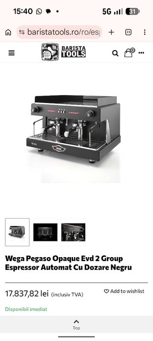 Mașina de cafea profesionala