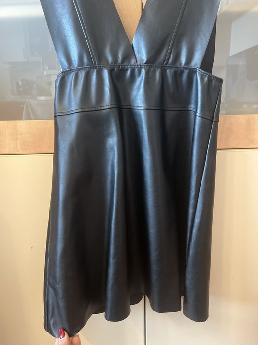 Кожен сукман-рокля , размер С