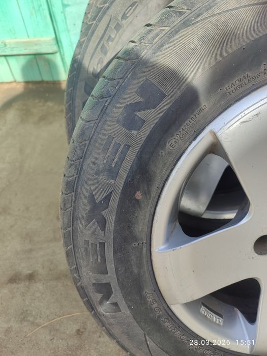 Резина летняя в сборе