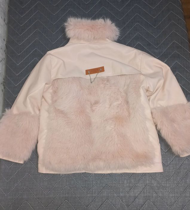 Кожаная куртка с мехом