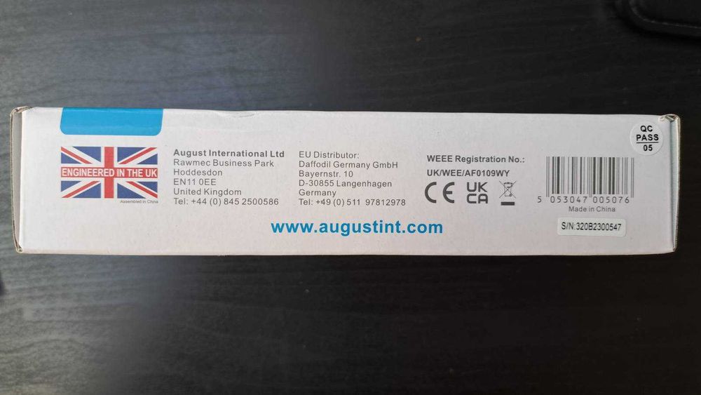 August WR320 – WiFi & Bluetooth аудио приемник за тонколони