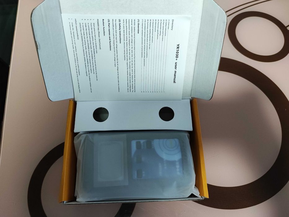 Tester ESR YR1035+ rezistenta interna baterii li-ion, lifepo4, pb-acid