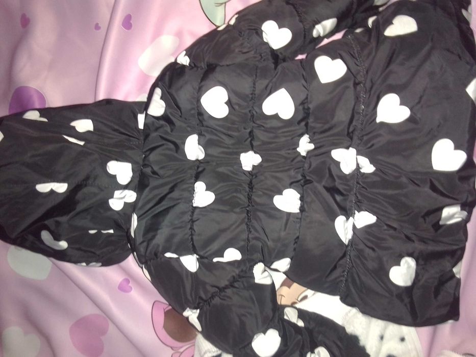 Зимен сет за момиче със сърца